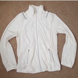lululemon white zip up jacket